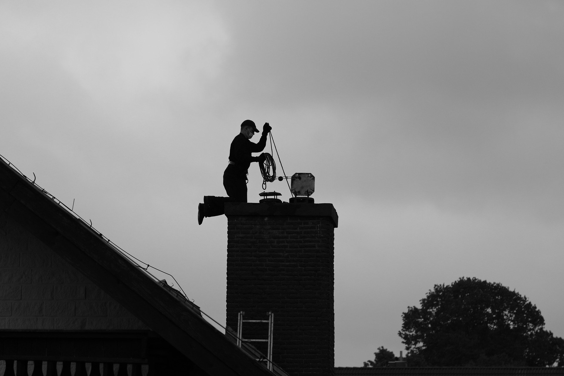What does a modern chimney sweep look like? > James The Chimney Sweep